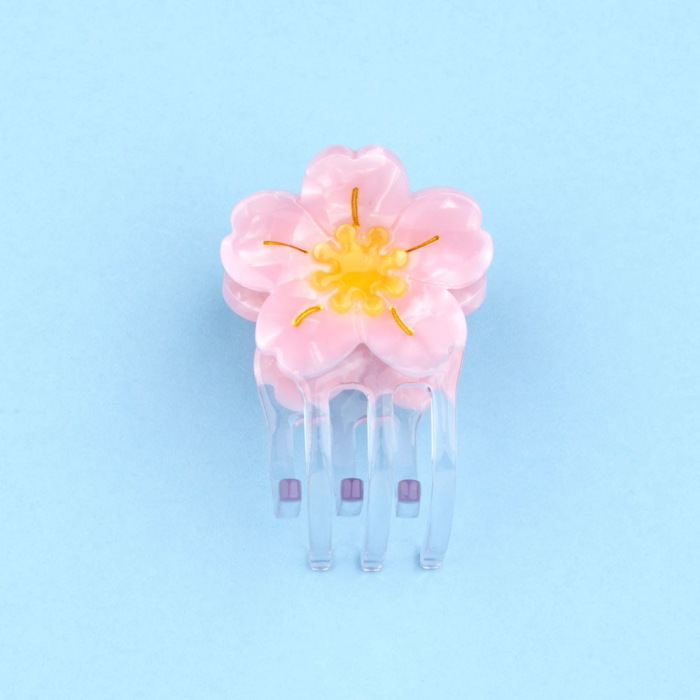 ヘアクリップ セット うさちゃん さくらピンク  a-07 ククシュゼット 正規商品 ヘア アクセ クリップ かわいい 花 フランス