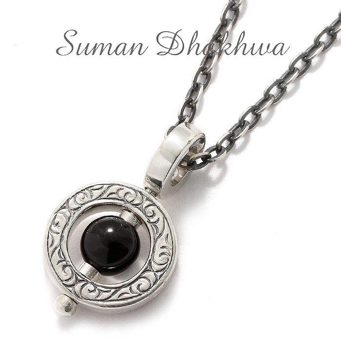 スーマンダックワ ネックレス Suman Dhakhwa Eternal Carving Bramanda Necklace SV/Onyx  エターナルカービングブラマンダネックレス シルバー/オニキス