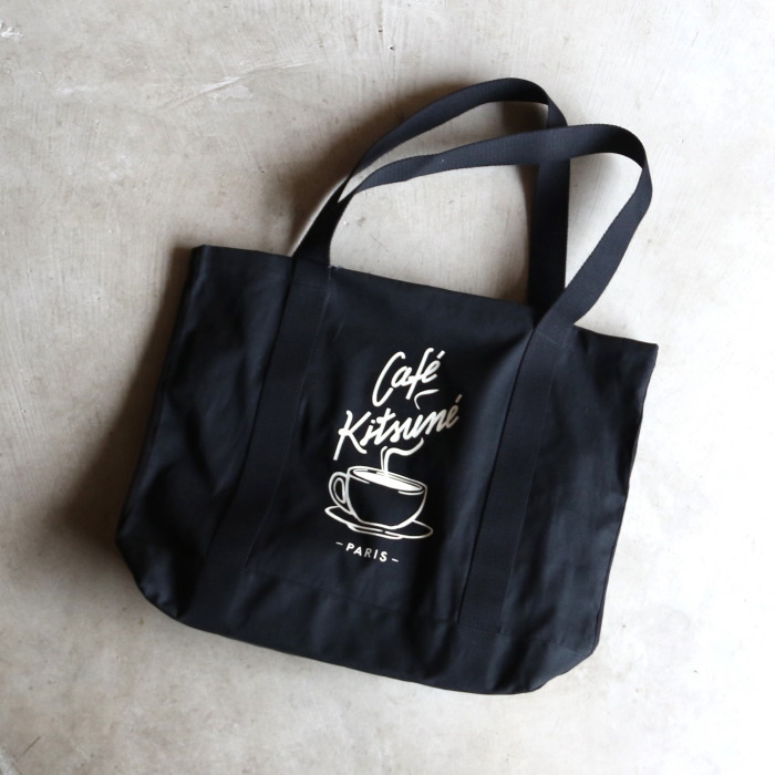 MAISON KITSUNE メゾンキツネ トートバッグ カフェ キツネ