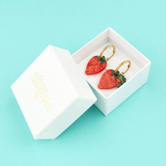 ククシュゼット 正規商品 ピアス レディース 2個売り 両耳用 フルーツ