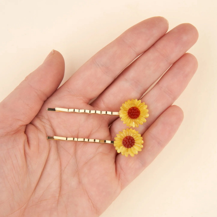 ククシュゼット 正規商品 ヘア アクセ ピン かわいい 花 フランス