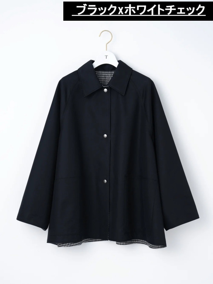 TICCA（ティッカ） アウター リバーシブル ショート コート Reversible