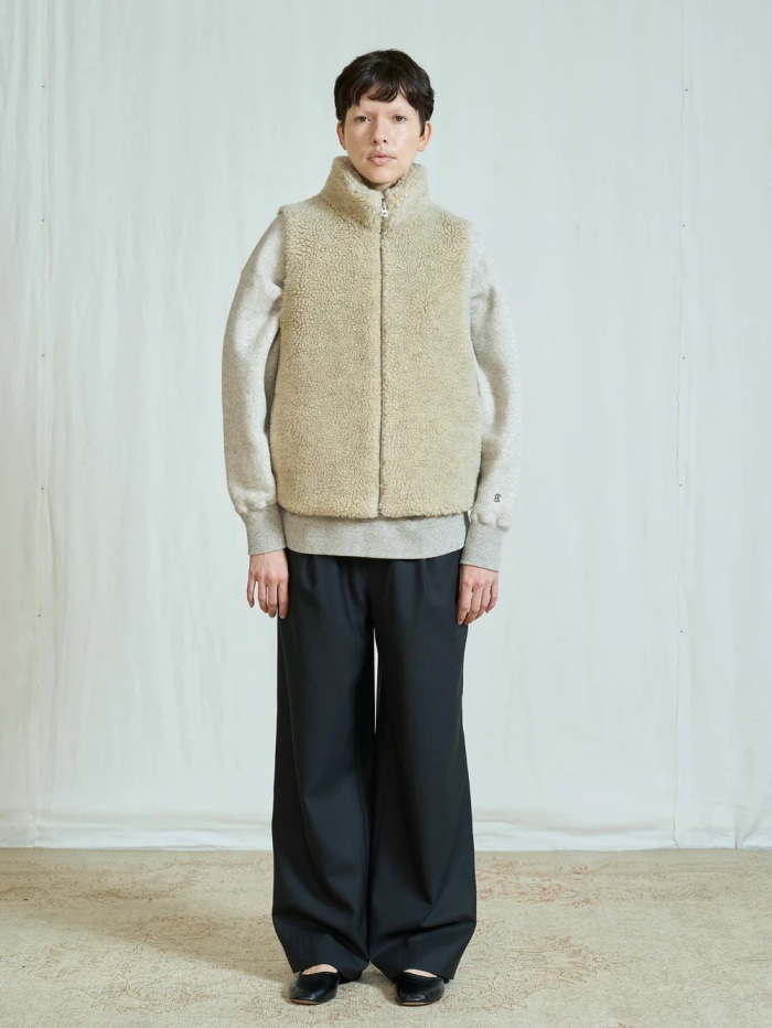 TICCA（ティッカ） アウター ベスト WOOL ファー ベスト Wool Fur Vest