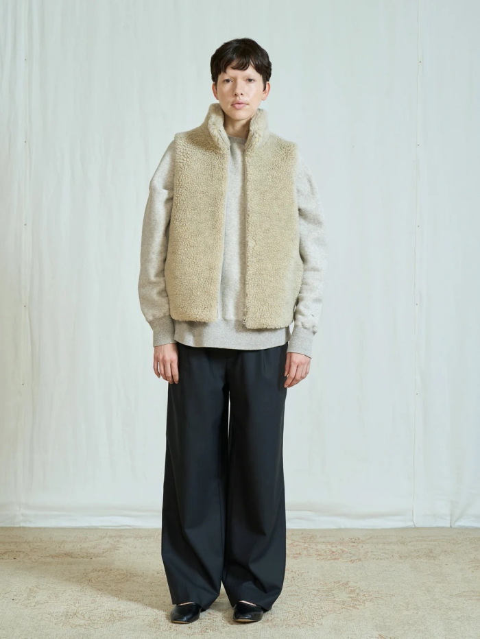 TICCA（ティッカ） アウター ベスト WOOL ファー ベスト Wool Fur Vest