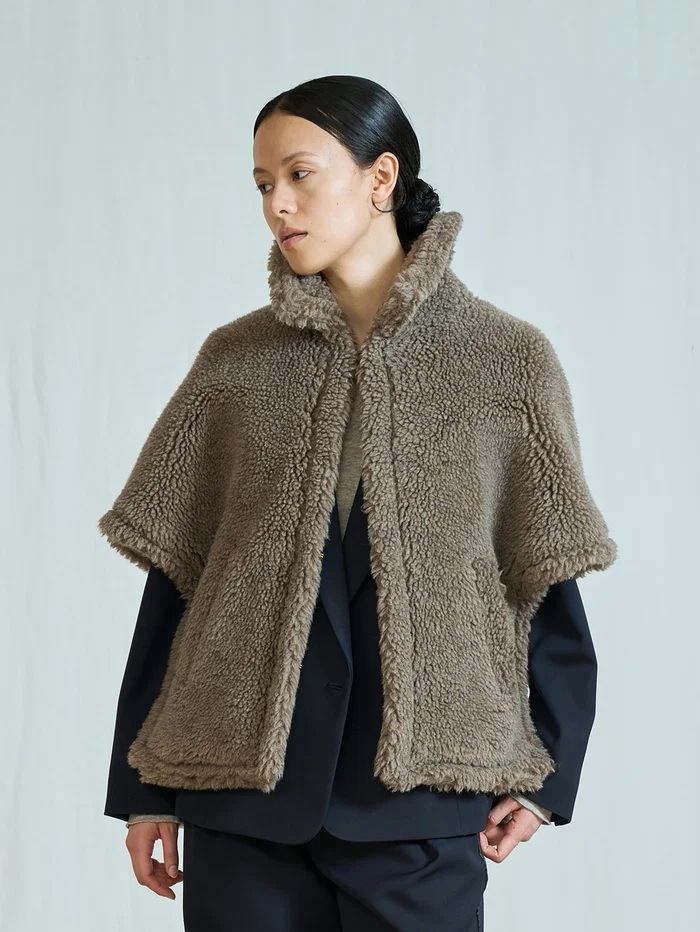 TICCA（ティッカ） アウター WOOLファーポンチョ Wool Fur Poncho