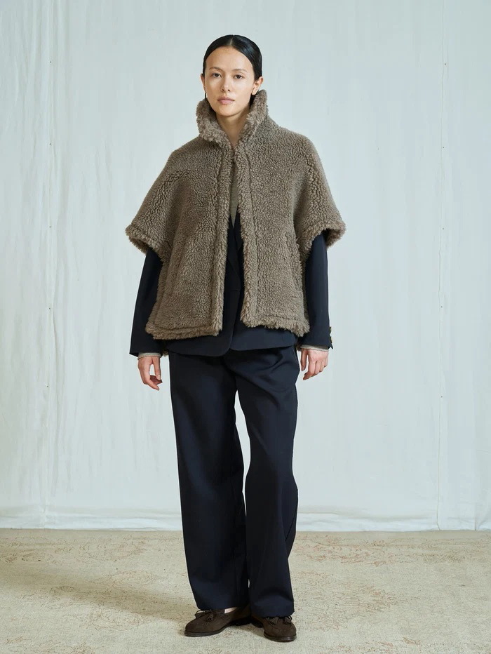 TICCA（ティッカ） アウター WOOLファーポンチョ Wool Fur Poncho