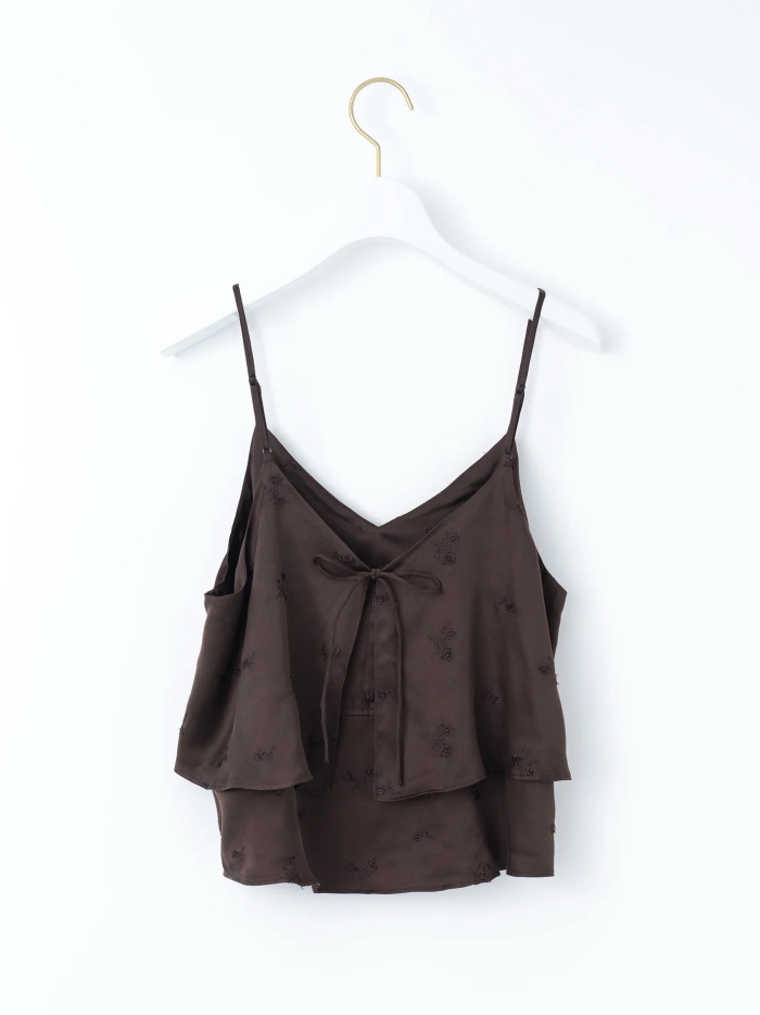 TICCA（ティッカ） レディース トップス キャミ フラワー2way ビスチェ