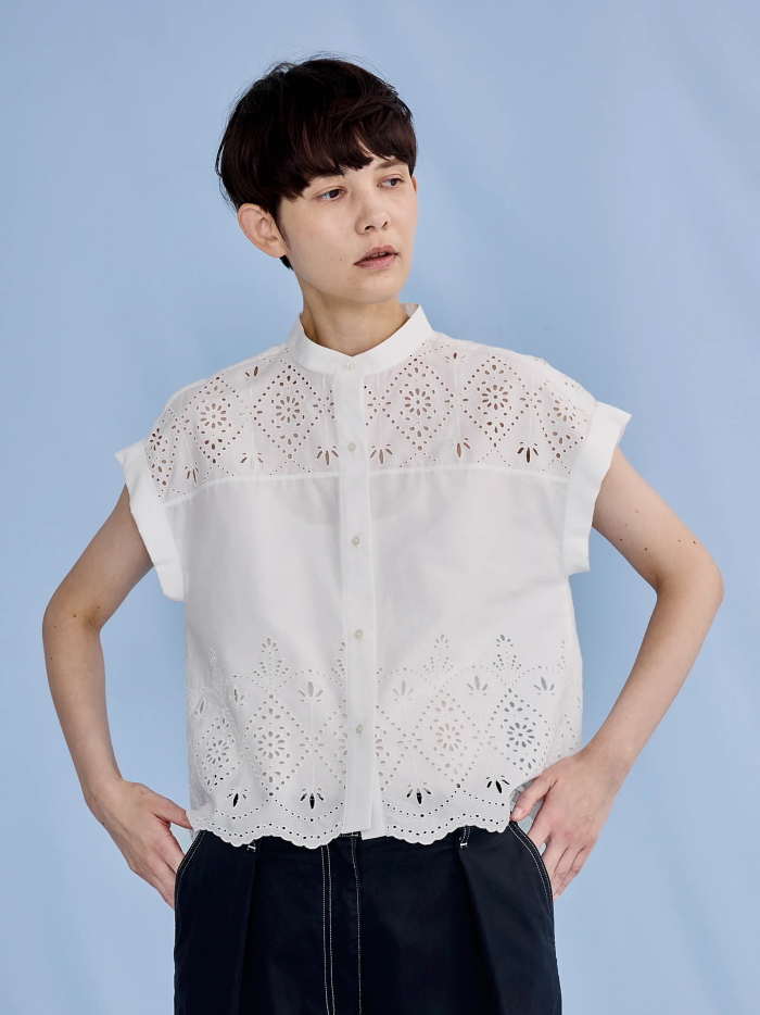 TICCA（ティッカ） レディース トップス レース フレンチ シャツ Lace