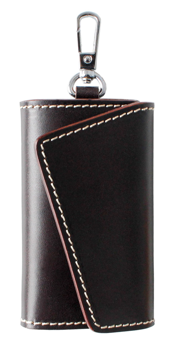 キーケース レディース 本革 レザー メンズ ダブルボタン 6連ホルダー