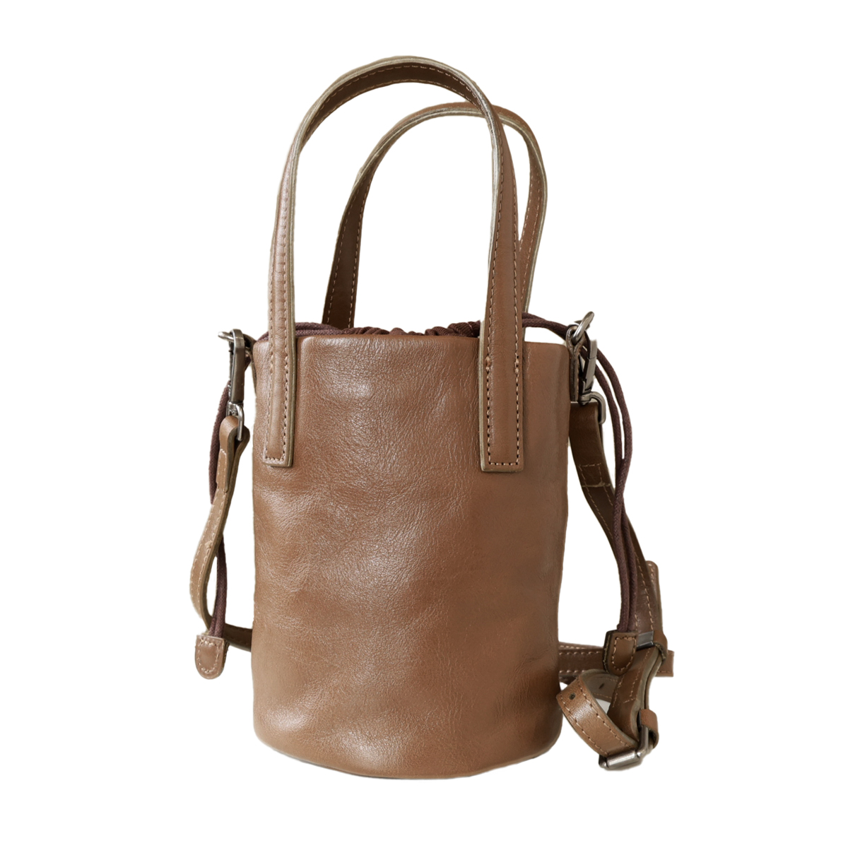 Charis Poche（カリスポシェ） ショルダーバッグ レディース 巾着 筒形