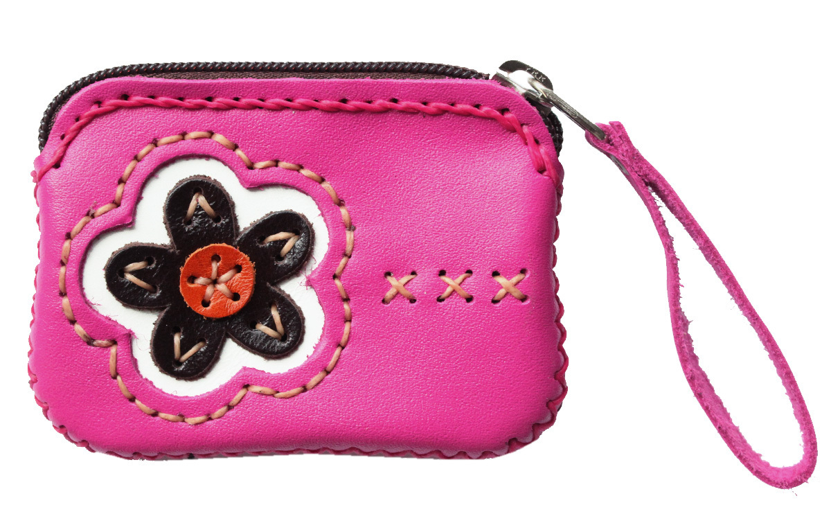 コインケース レディース 使いやすい 本革 フラワーデザイン レザー  