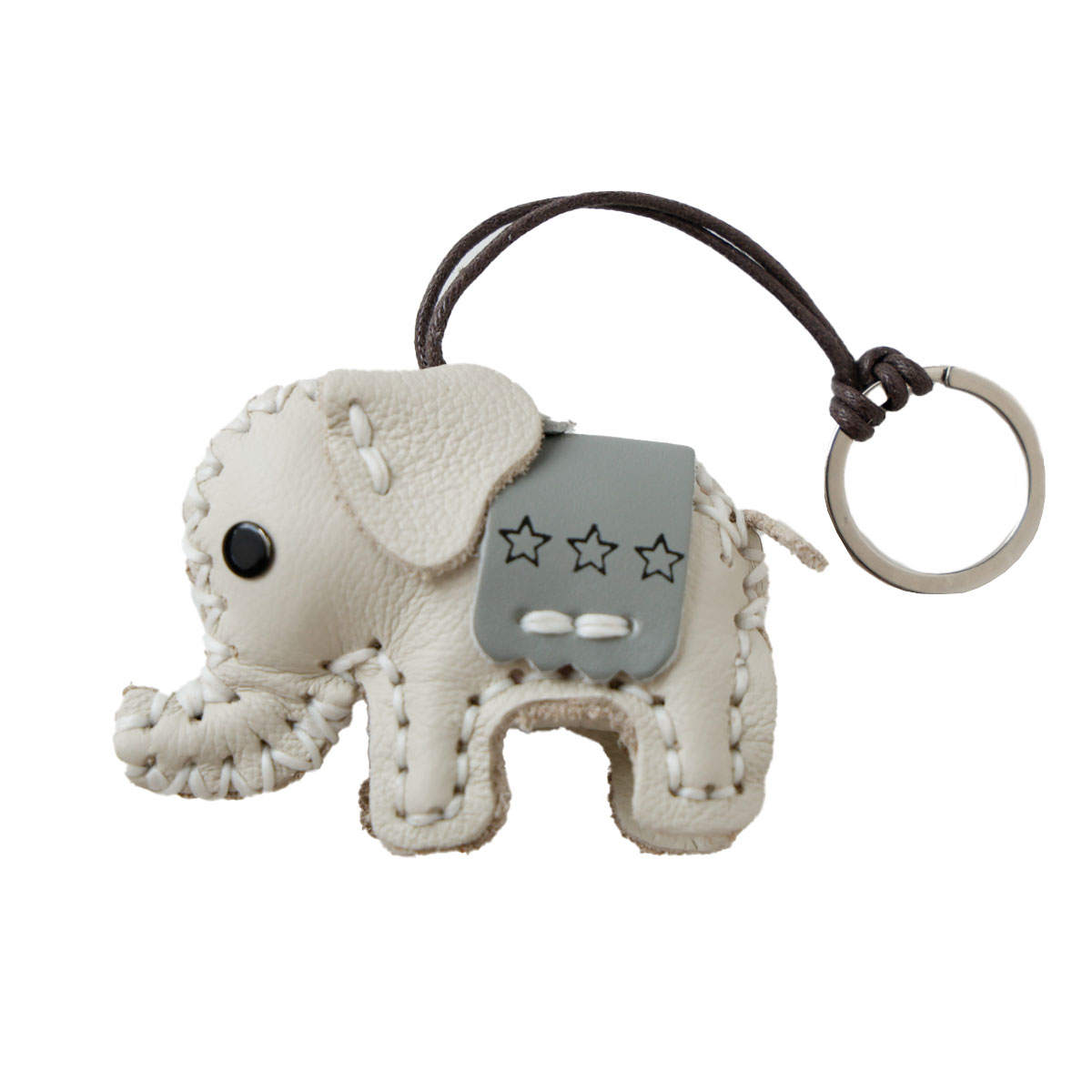 レザー キーホルダー 象 ゾウ エレファント プチギフト レディース