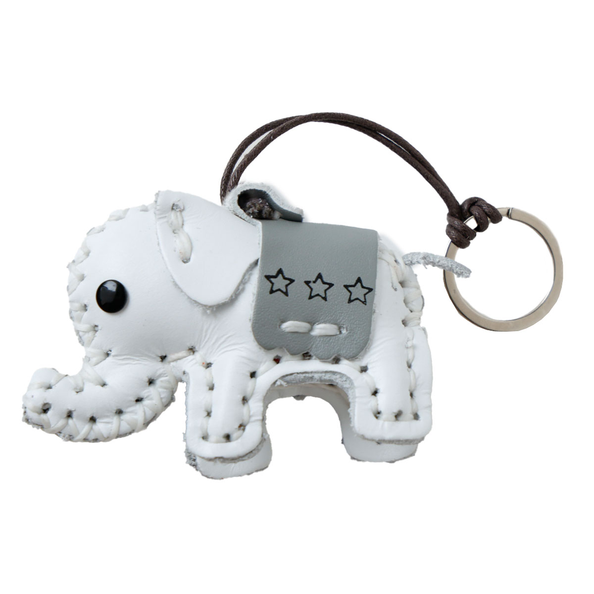 レザー キーホルダー 象 ゾウ エレファント プチギフト レディース