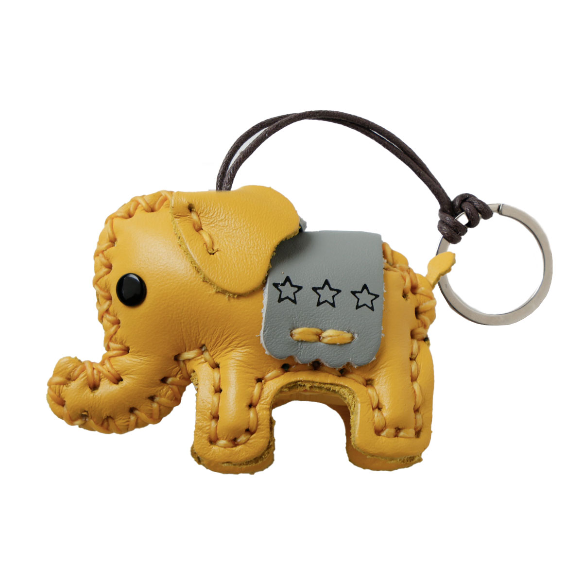 レザー キーホルダー 象 ゾウ エレファント プチギフト レディース