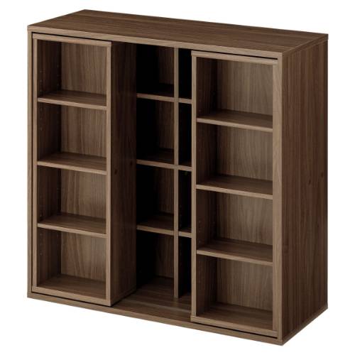 ぼん家具 【完成品】スライド本棚 カラーボックス おしゃれ コミック