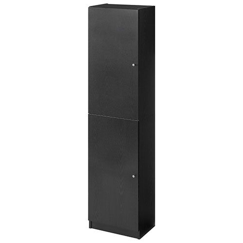 ぼん家具 【完成品】 カラーボックス 6段 扉付き ブックラック