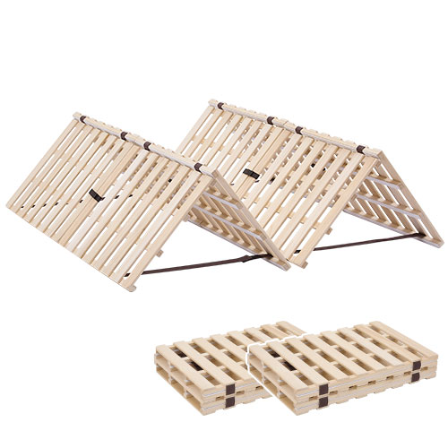 ぼん家具 折りたたみベッド すのこベッド 4つ折り すのこマット ぼん家具 折りたたみベッド すのこベッド 4つ折り すのこマット