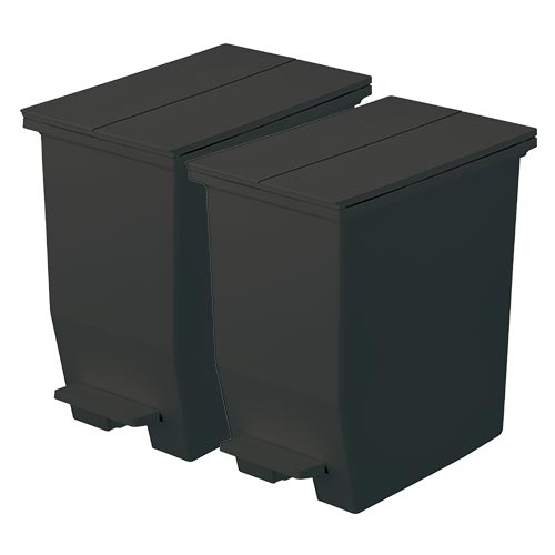 ぼん家具 ふた付きゴミ箱 キッチン ダストボックス 20L 2個セット