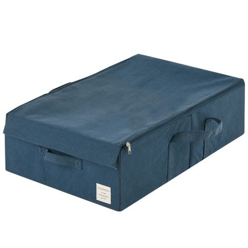 ベッド下収納ボックス 布製 収納ボックス 折りたたみ ボックス 収納 フタ付き 薄型 クローゼット ...
