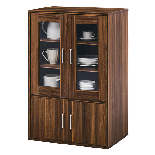 ぼん家具 キッチンラック 食器棚 幅60cm 奥行40cm 高さ90cm レンジ台