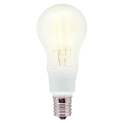 ぼん家具 LED電球 クリア電球 E17 50W相当 丸型 昼白色 電球色 レトロ