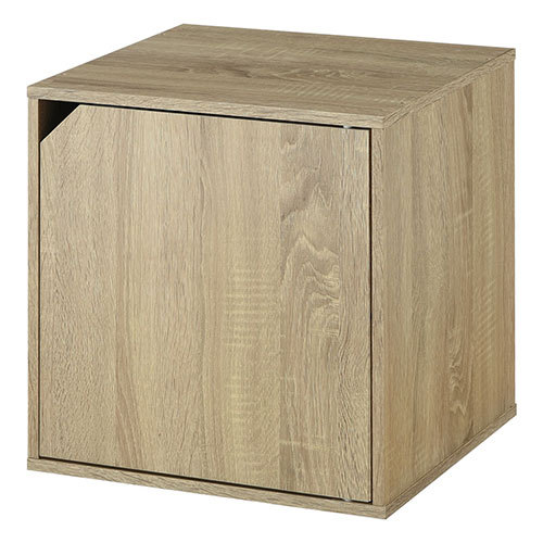 【完成品】 木製 ボックス カラーボックス ディスプレイラック 自由自在 扉 オープンラック 本棚 コーナー ラック 約 幅40cm｜charisma-bon｜08