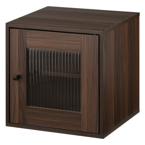 ぼん家具 【完成品】 扉付き カラーボックス スタッキング