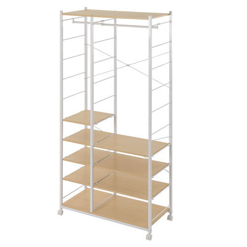 ぼん家具 コートハンガー 北欧 ハイタイプ 約 幅88cm 奥行40cm