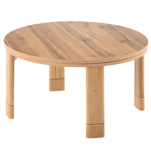 ぼん家具 こたつテーブル 円卓 テーブル フラットヒーター こたつ 机