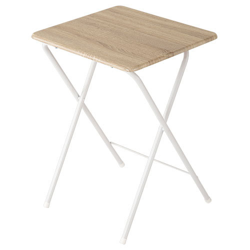 サイドテーブル 折りたたみテーブル おしゃれ ベッドサイドテーブル 木製 スリム 机 デスク ミニ 50cm幅 ソファ横 組み立て不要 白 黒 茶｜charisma-bon｜04