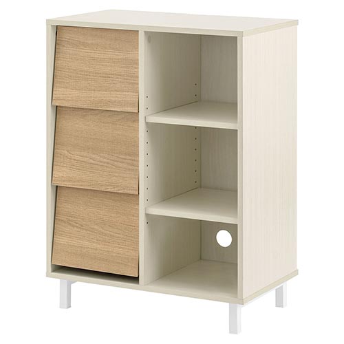 アウトレット品】 組立品 ホワイト キッチンキャビネット台所