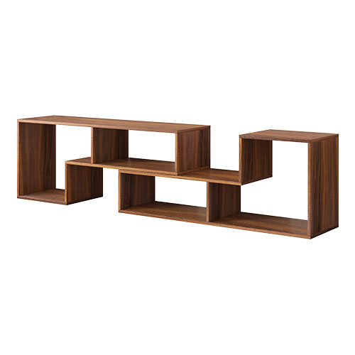ぼん家具 【完成品】 テレビ台 ローボード TVボード 2個組 伸縮テレビ