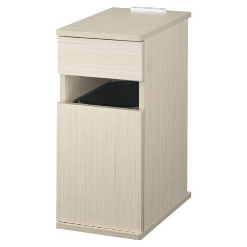 ぼん家具 【完成品設置付き】 サイドテーブル ゴミ箱 ラック 引き出し