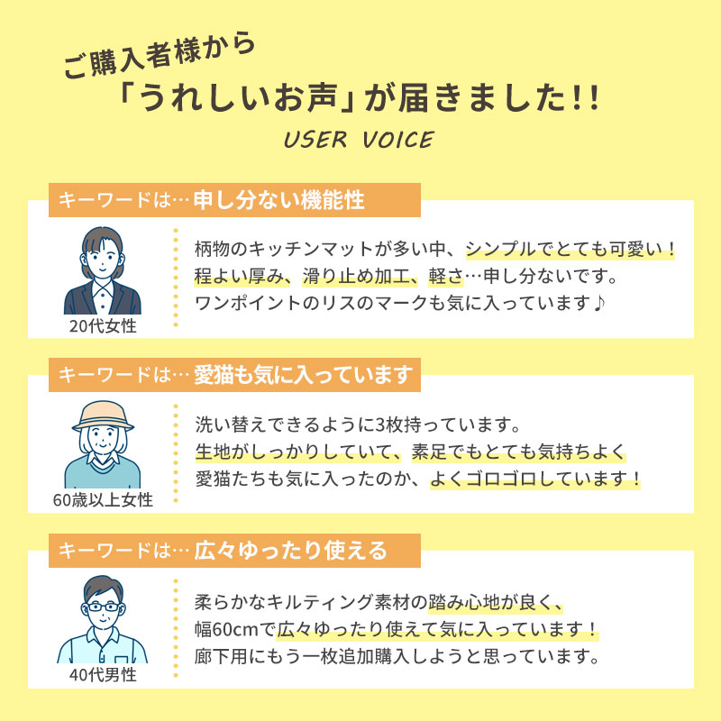 洗える キッチンマット キッチンラグ 180 ...の詳細画像1