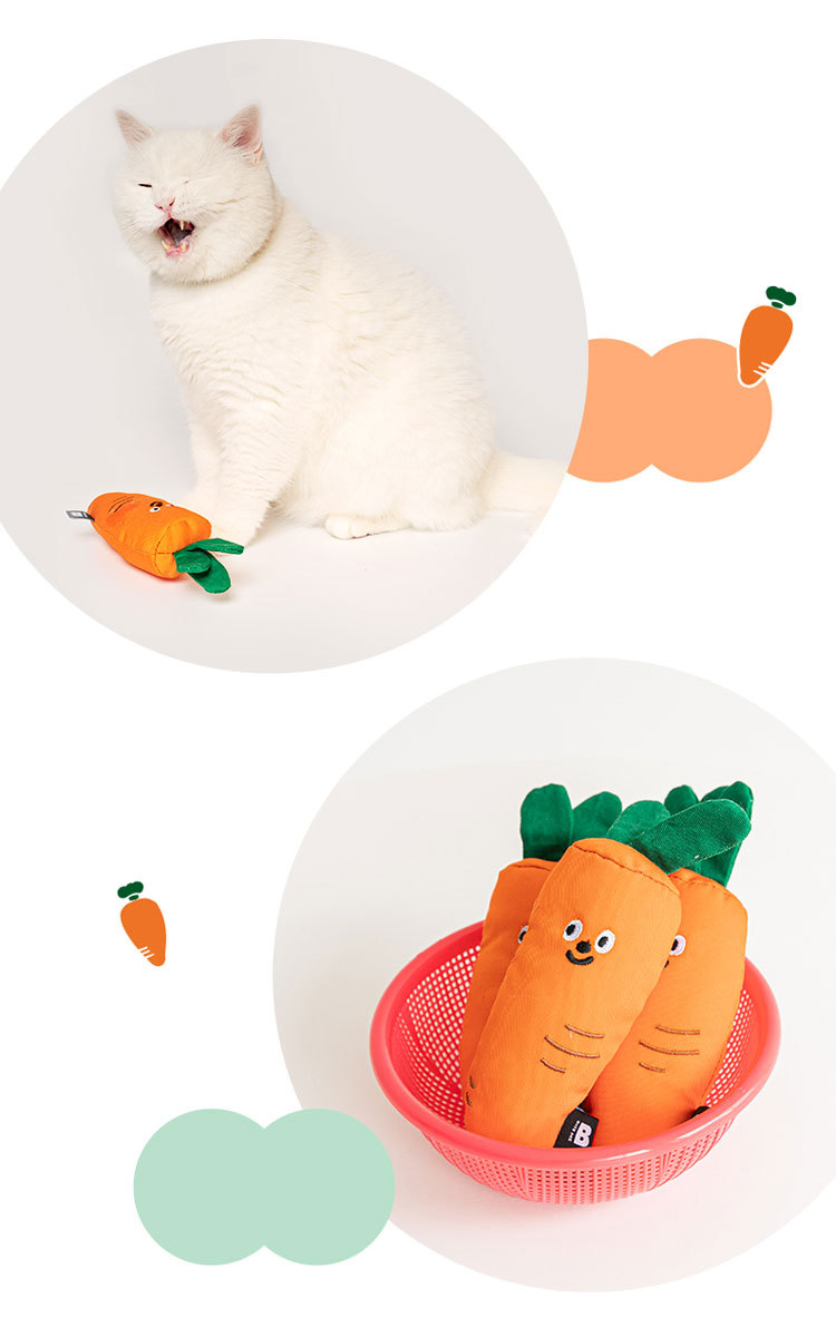 ペット 猫 おもちゃ にんじん ペットグッズ 韓国 かわいい ペット用品 可愛い 音 噛む プレゼント 誕生日 Biteme Carrot セレクトショップcharme 通販 Yahoo ショッピング