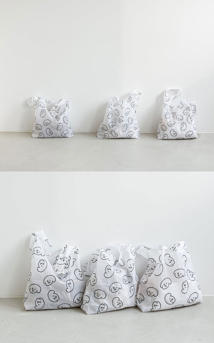 エコバッグ 折りたたみ コンパクト コンビニ レジ袋 軽量 メンズ 丈夫 かわいい ペット 犬 ワンちゃん いぬ イラスト デザイン 韓国 おしゃれ Doobag セレクトショップcharme 通販 Yahoo ショッピング