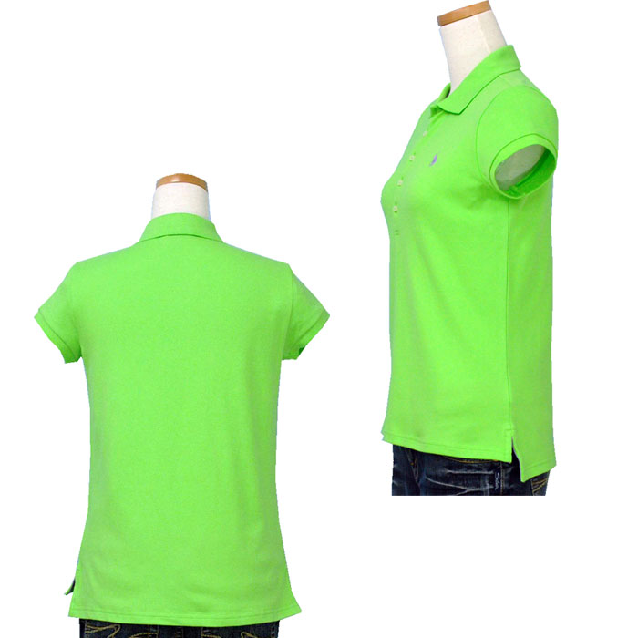 B549/未使用 RALPH LAUREN 半袖ポロシャツ 鹿の子 M 黄緑 POLO RALPH LAUREN（ポロ・ラルフローレン） ポロ ラルフローレン 半袖