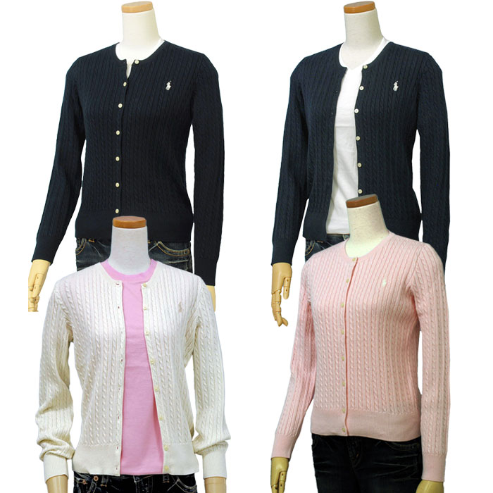 POLO RALPH LAUREN | カーディガン ピンク レディース | YOOX