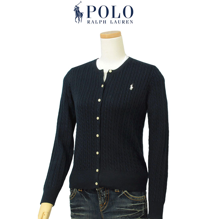 POLO RALPH LAUREN ラルフローレンガールズ コットンケーブルカーディガン レディース...