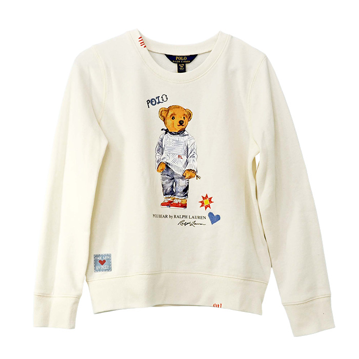 ポロベアー トレーナー ラルフローレン ガールズ RALPH LAUREN POLO BEAR レディース 裏起毛 #313864865