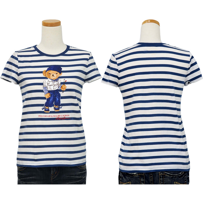 POLO RALPH LAUREN ポロ ラルフローレンガールズ  POLO BEAR  ポロベア クマ キャップスリーブ 半袖Tシャツ 半T #313965226 POLO RALPH LAUREN ポロ ラルフローレン Tシャツ 半袖 ポロベア