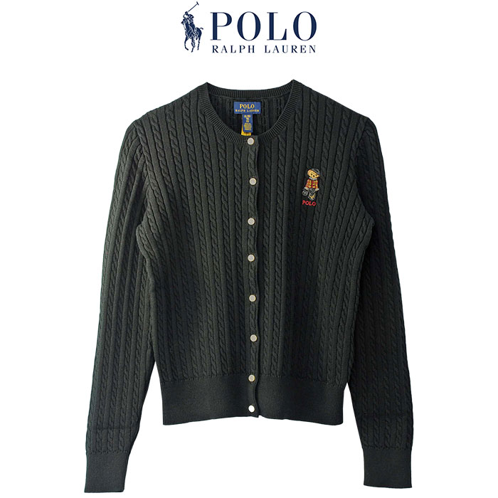 POLO RALPH LAUREN POLO BEAR ラルフローレンガールズ コットンケーブルカーディガン ポロベアー #313919829