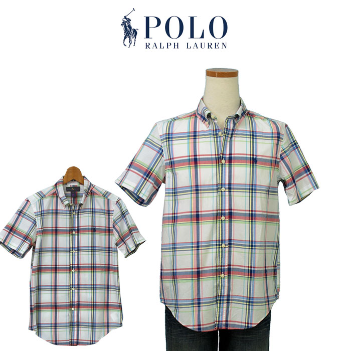 POLO Ralph Lauren ラルフローレン ボーイズ 半袖シャツ マルチチェック  #323...