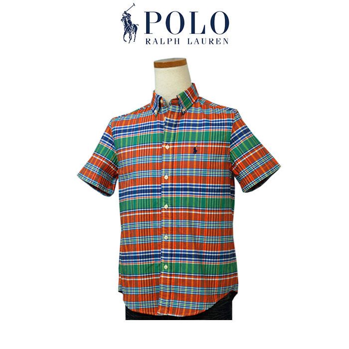 POLO by Ralph Lauren ラルフローレン ボーイズ　半袖マルチチェックシャツ #323651218