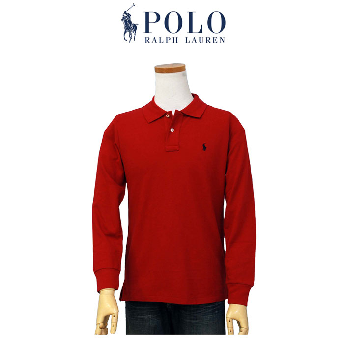 鹿の子ポロシャツ 長袖 POLO Ralph Lauren ポロ ラルフローレンボーイズ 送料無料   #323703634｜cheap-tock｜06