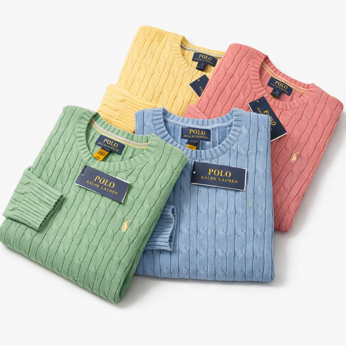 Ralph Lauren ケーブルセーター キャメル