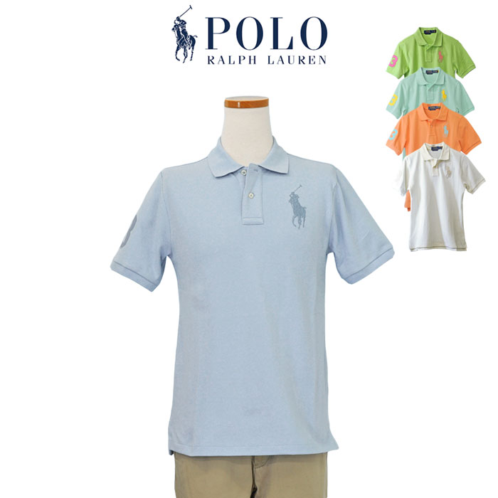 POLO ラルフローレン ホワイト ネイビー ビッグポニー swag XS 楽天市場】ポロ ラルフローレン ポロシャツ POLO RALPH LAUREN ビッグ