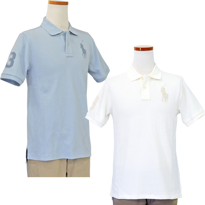ラルフローレン ビッグポニー 胸刺繍ロゴ 鹿の子ポロシャツ POLO RALPH LAUREN - ラルフローレン ビッグポニー 胸刺繍ロゴ 鹿の子
