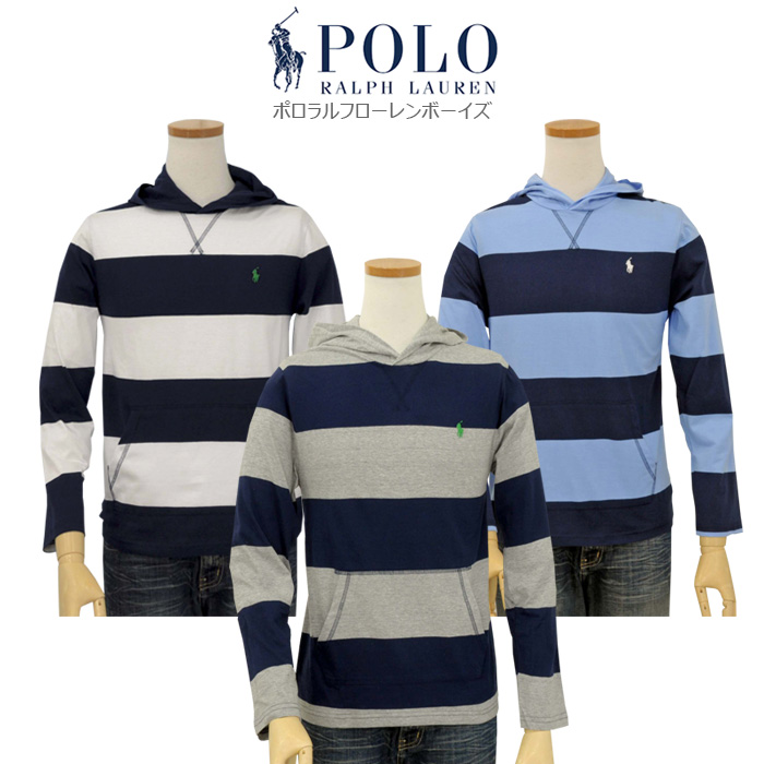 Polo Ralph Lauren ポロラルフローレン フード付ラガーシャツ POLO RALPH LAUREN(ポロラルフローレン) COLORBLOCK RUGBY