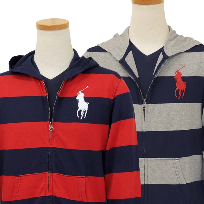 POLO Ralph Lauren フルジップニットパーカー ビッグポニー 刺繍 Amazon.co.jp: (ポロ ラルフローレン) メンズ アメリカ国旗